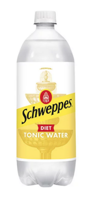 SCHWEPPES DIET TONIC WATER 1L