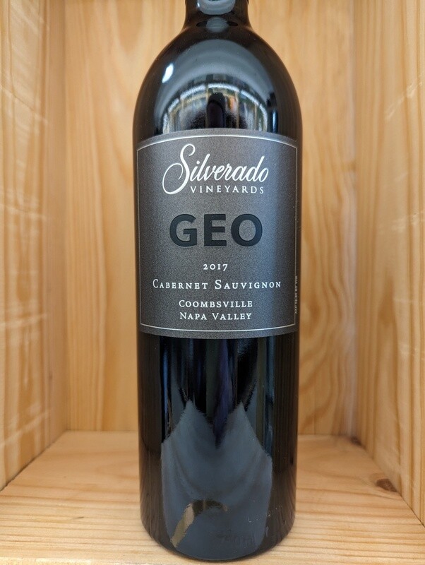 SILVERADO GEO CABERNET SAUVIGNON COOMBSVILLE NAPA 2017 TASTING PANEL 96