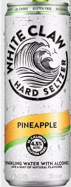 WHITE CLAW PINEAPPLE 6PK CANS 70 CAL -