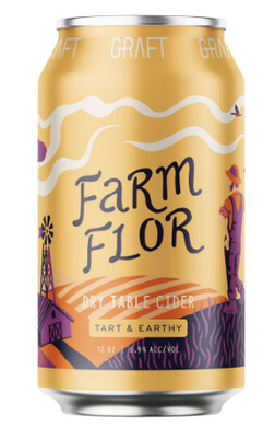 GRAFT FARM FLOR DRY TABLE CIDER 4PK - 4 PK