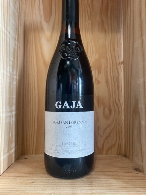 GAJA SORI SAN LORENZO 2009 LANGHE WINE ADVOCATE 96 JOHN&#39;S CELLAR SELECTION- 750ML