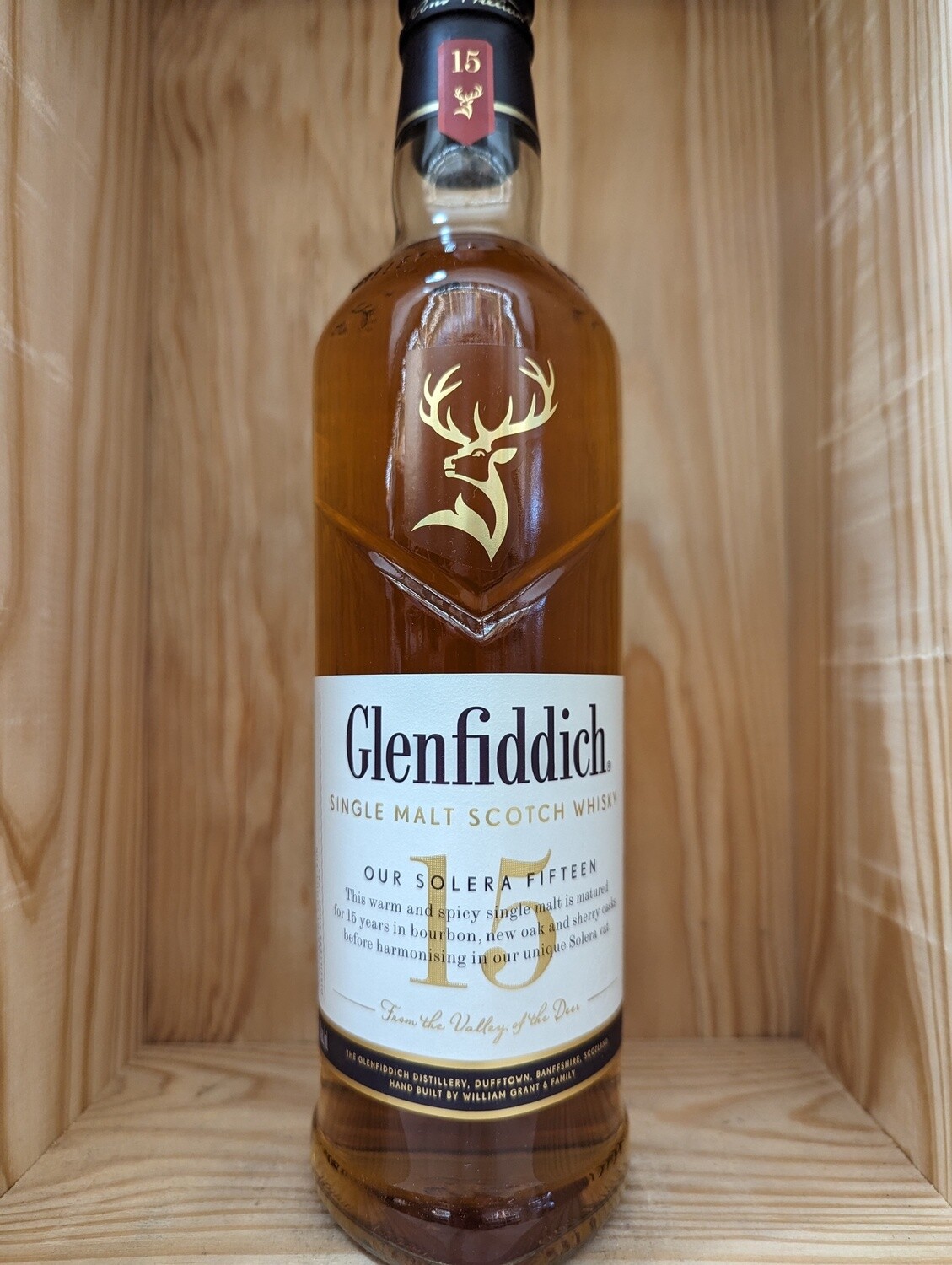 GLENFIDDICH SINGLE MALT 15 YEAR SOLERA CASK