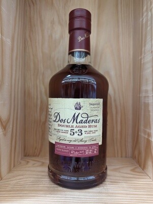 DOS MADERAS DOUBLE AGED RUM 750ML REGULARLY $34.99