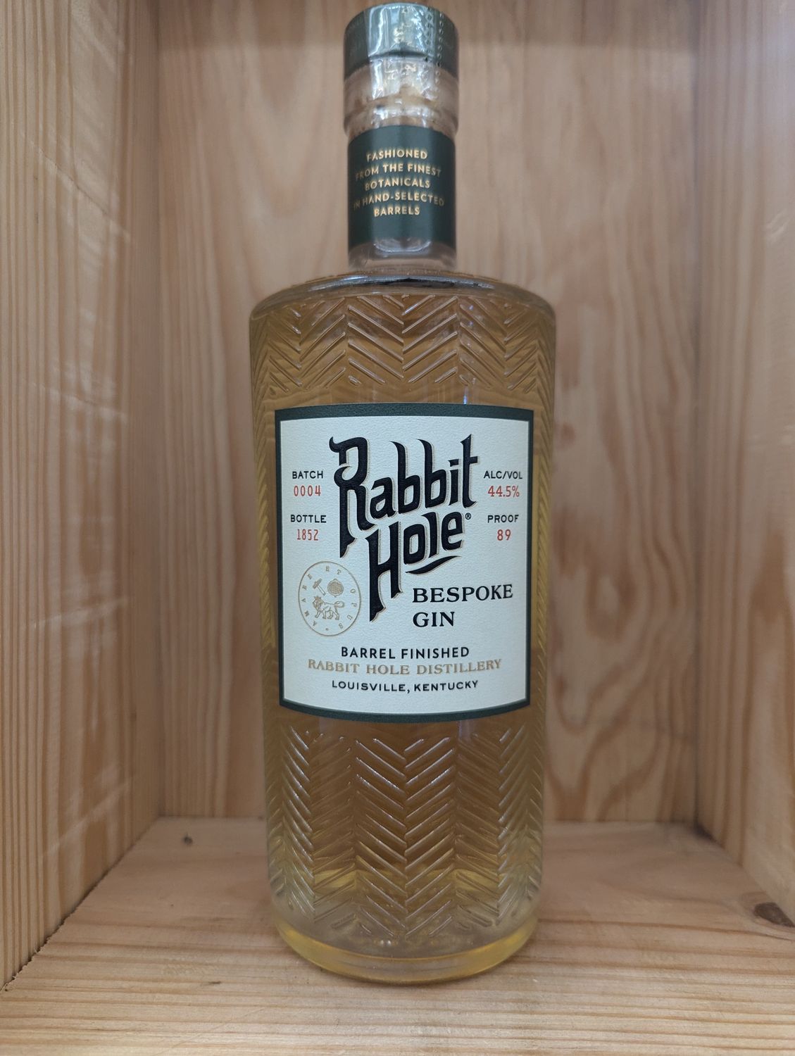 RABBIT HOLE BESPOKE GIN 750ML