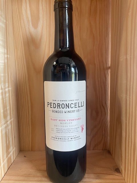 PEDRONCELLI MERLOT EAST SIDE  VINEYARD DRY CREEK 2021 JAMES SUCKLING 91