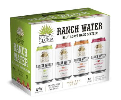 RANCHO LA GLORIA RANCH WATER VARIETY 12PK CANS REGULARLY $19.99