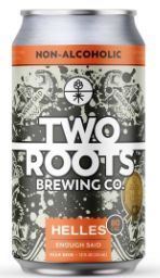 TWO ROOTS ENOUGH SAID HELLES 6PK CANS (NON-ALCOHOLIC) - 6 PK