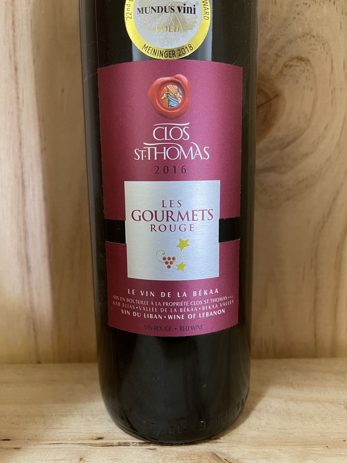 CLOS ST THOMAS LES GOURMETS ROUGE 2017 - 750ML