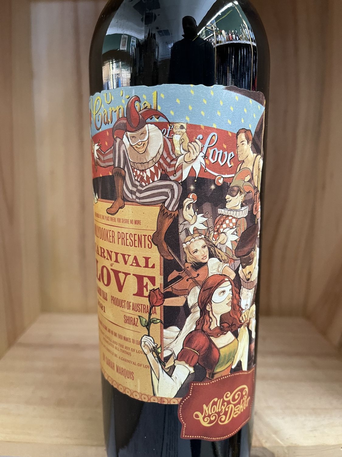 MOLLYDOOKER CARNIVAL OF LOVE SHIRAZ 2021