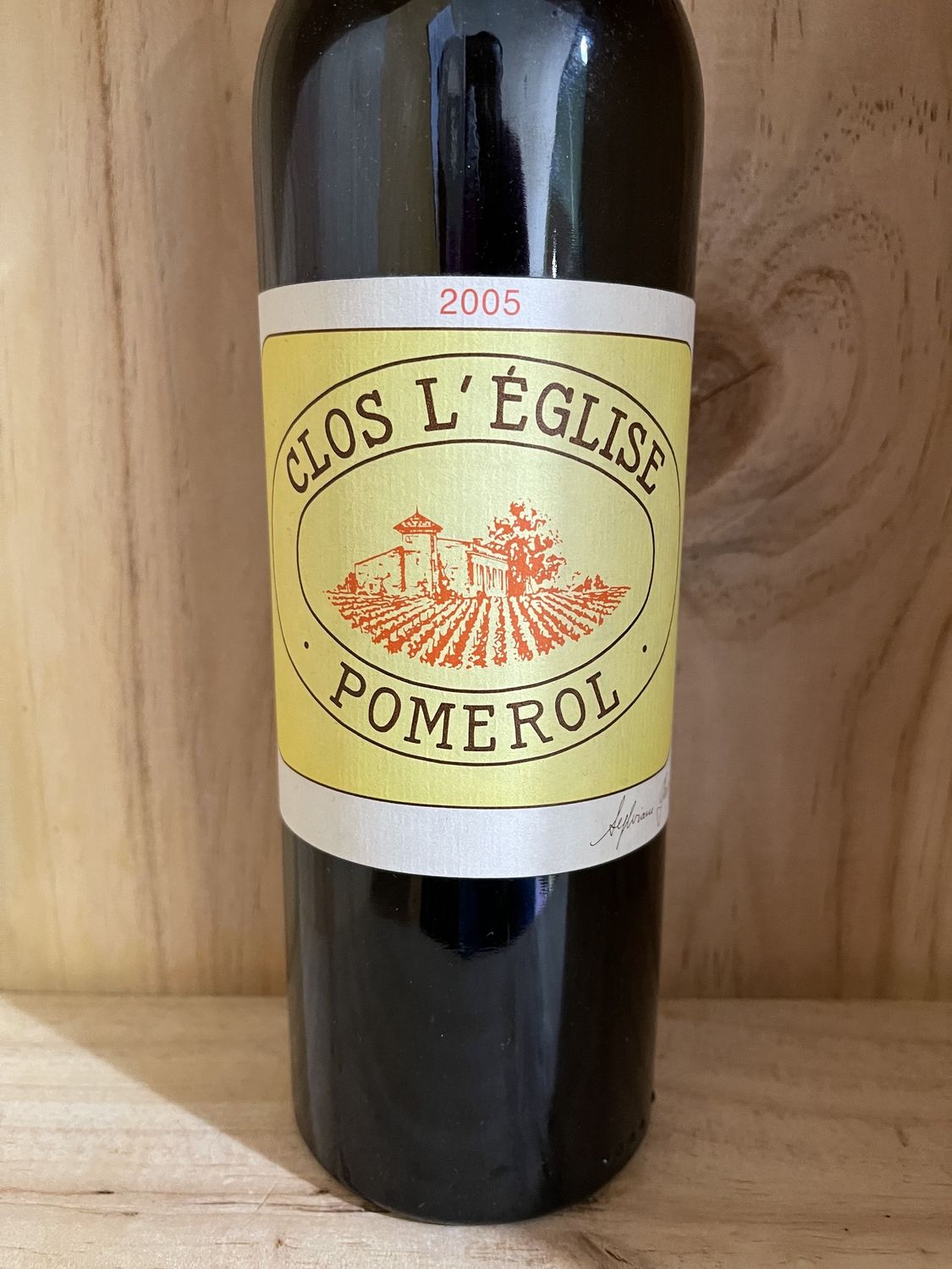 CHATEAU CLOS L&#39;EGLISE POMEROL 2005 WA 96 - 750ML