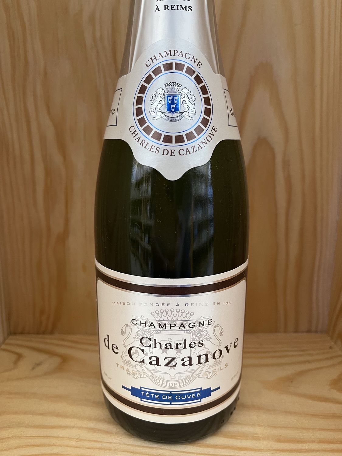 CHARLES DE CAZANOVE TETE DE CUVEE BRUT 375ML