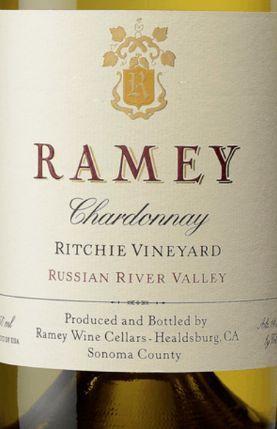 RAMEY RITCHIE VINEYARD RUSSIAN RIVER CHARDONNAY 2019 WA 94 - 750ML