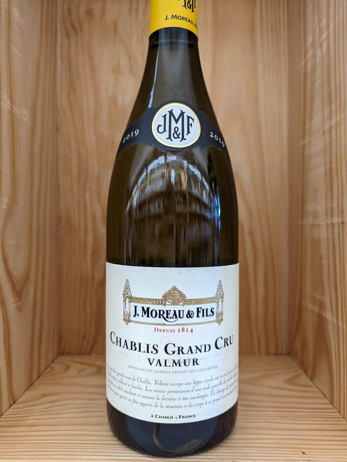 J. MOREAU &amp; FILS CHABLIS GRAND CRU VALMUR 2019 WINE SPECTATOR 92
