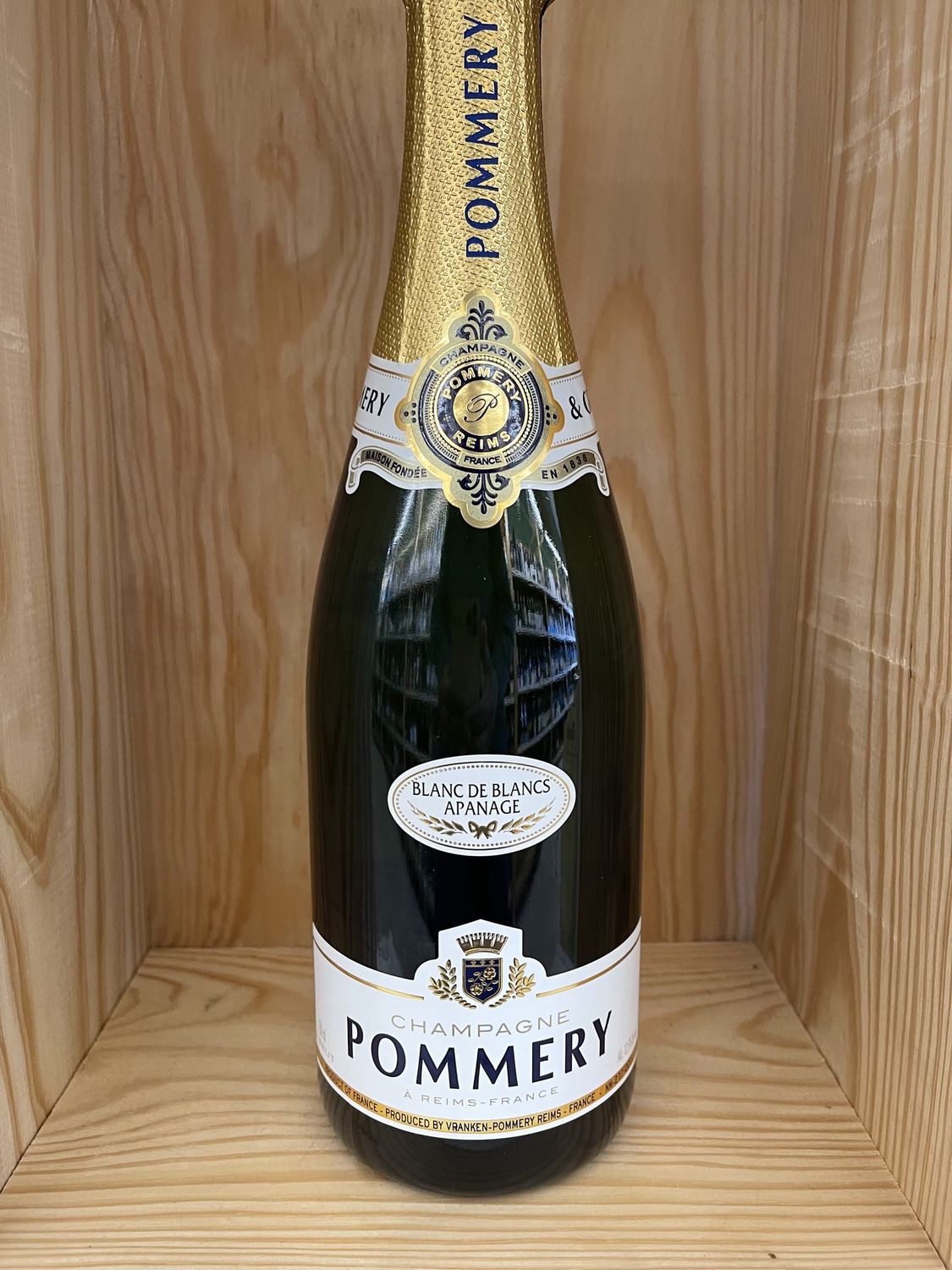 POMMERY CHAMPAGNE BLANC DE BLANCS APANAGE