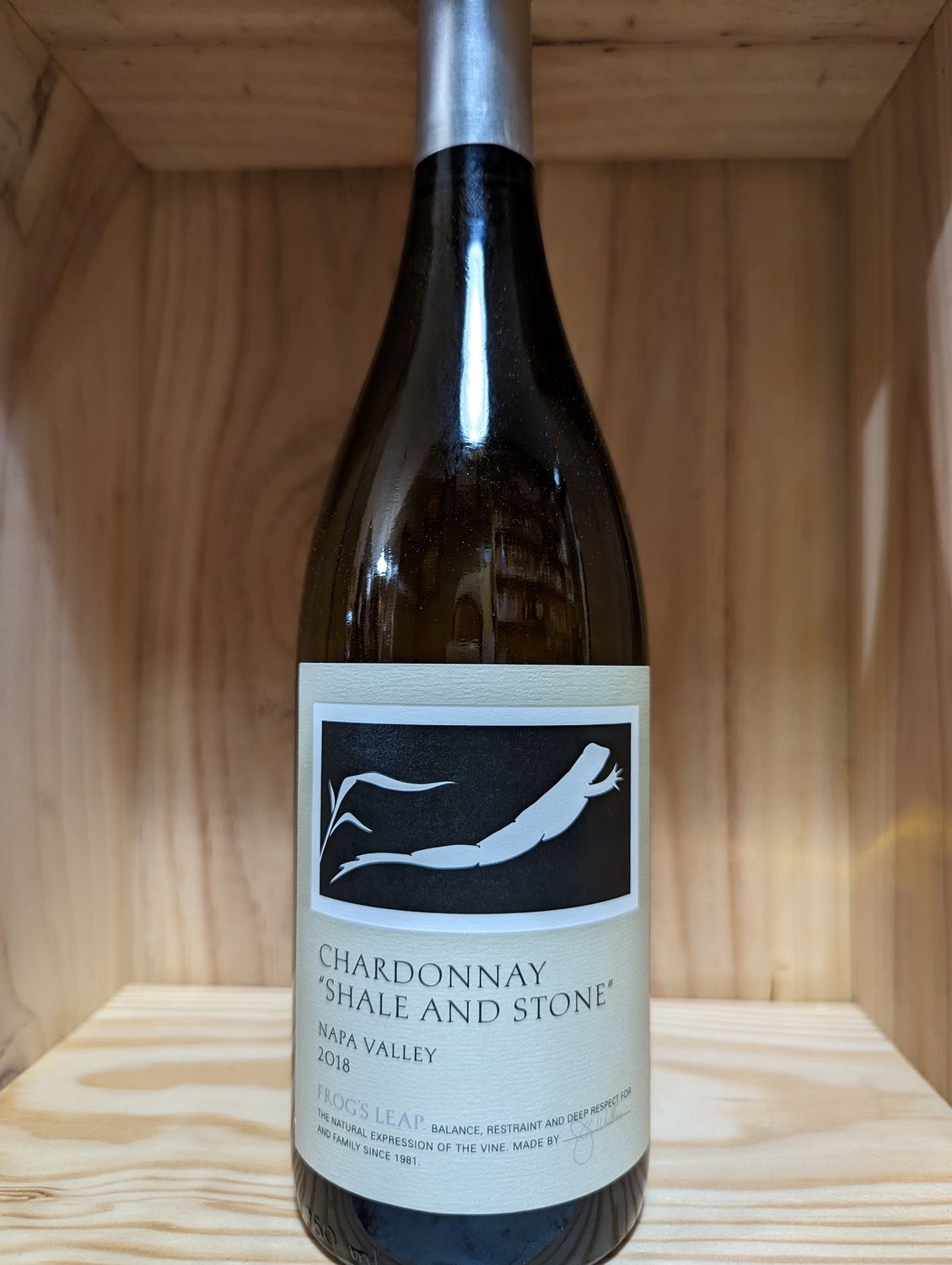 FROGS LEAP SHALE AND STONE CHARDONNAY NAPA 2022 WINE ENTHUSIAST 91 - 750ML