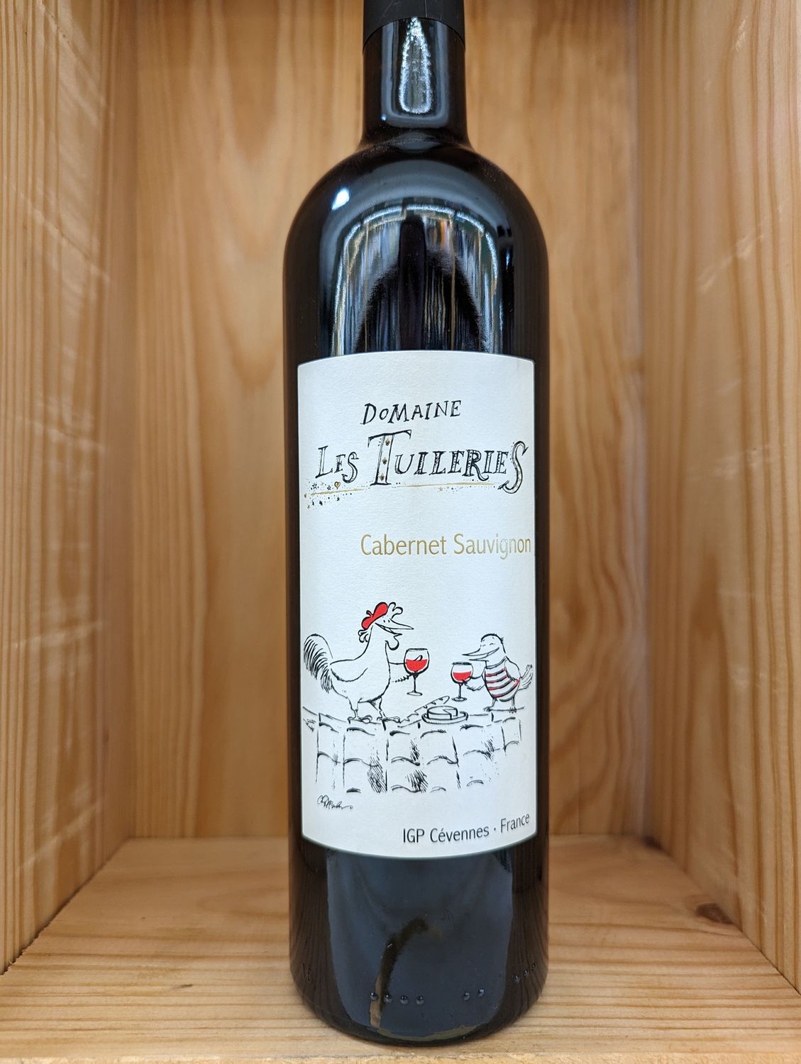 DOMAINE LES TUILERIES CABERNET SAUVIGNON 2018 (ORGANIC) - 750ML