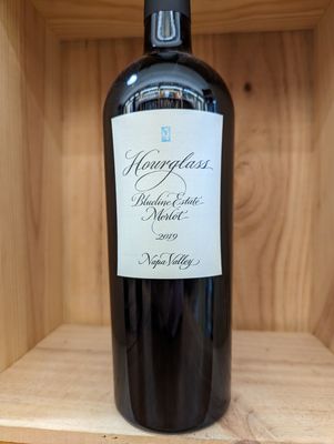 HOURGLASS BLUELINE ESTATE NAPA VALLEY MERLOT 2019 WINE ADVOCATE 95