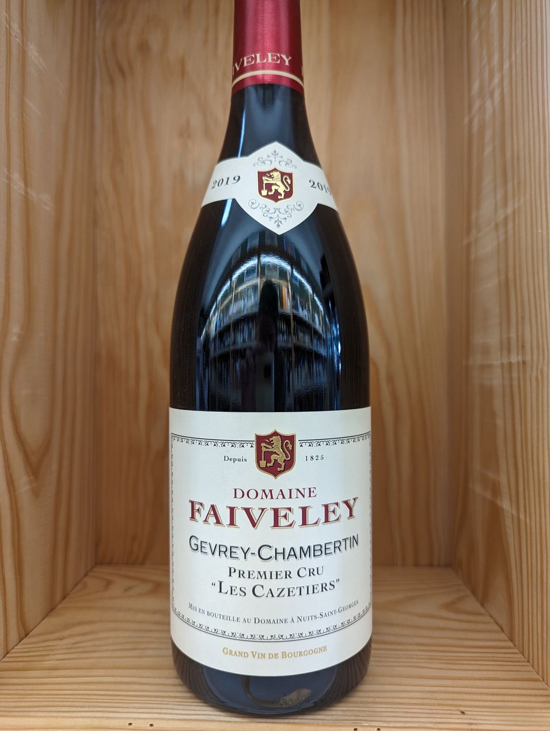 DOMAINE FAIVELEY GEVREY CHAMBERTIN LES CAZETIERS 1ER CRU 2019 WINE SPECTATOR 95