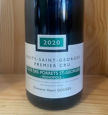 HENRI GOUGES NUITS-SAINT-GEORGES 1ER CLOS DES PORRETS ST-GEORGES 2020