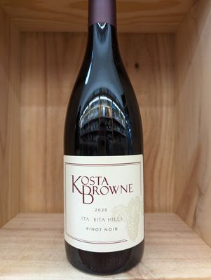 KOSTA BROWNE STA. RITA HILLS PINOT NOIR 2020 WINE ENTHUSIAST 95