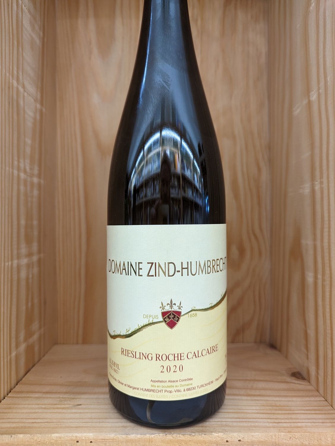 DOMAINE ZIND HUMBRECHT RIESLING ROCHE CALCAIRE ALSACE 2020