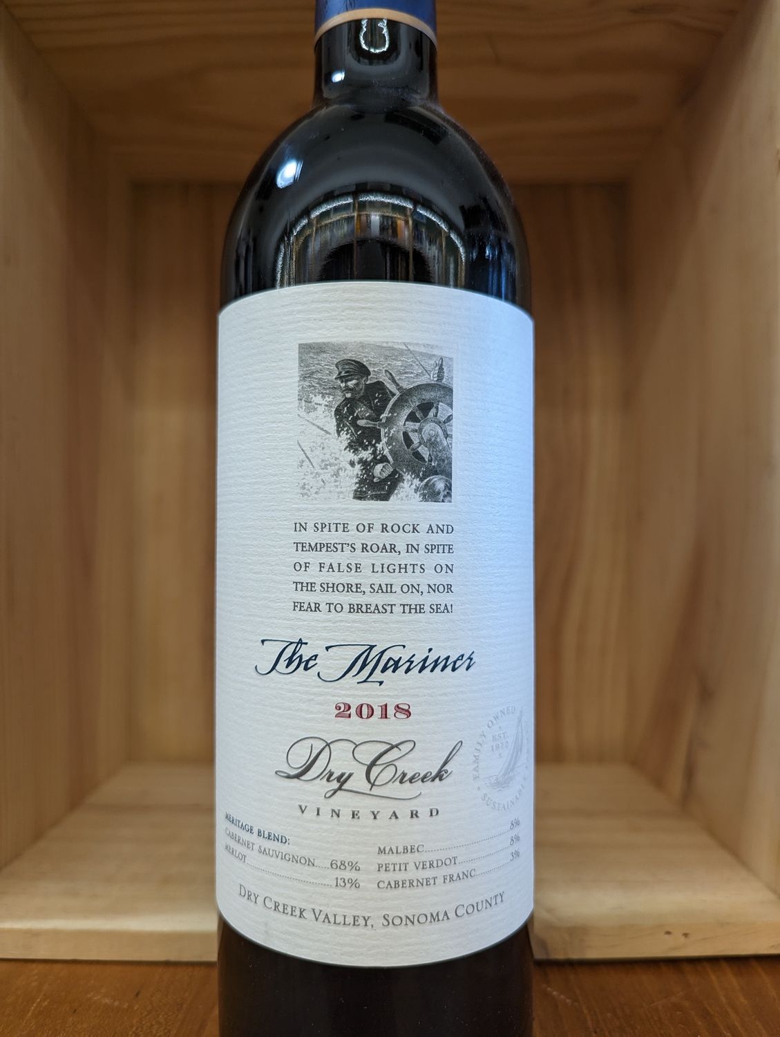 DRY CREEK THE MARINER DRY CREEK VALLEY 2018 WINE ENTHUSIAST 90