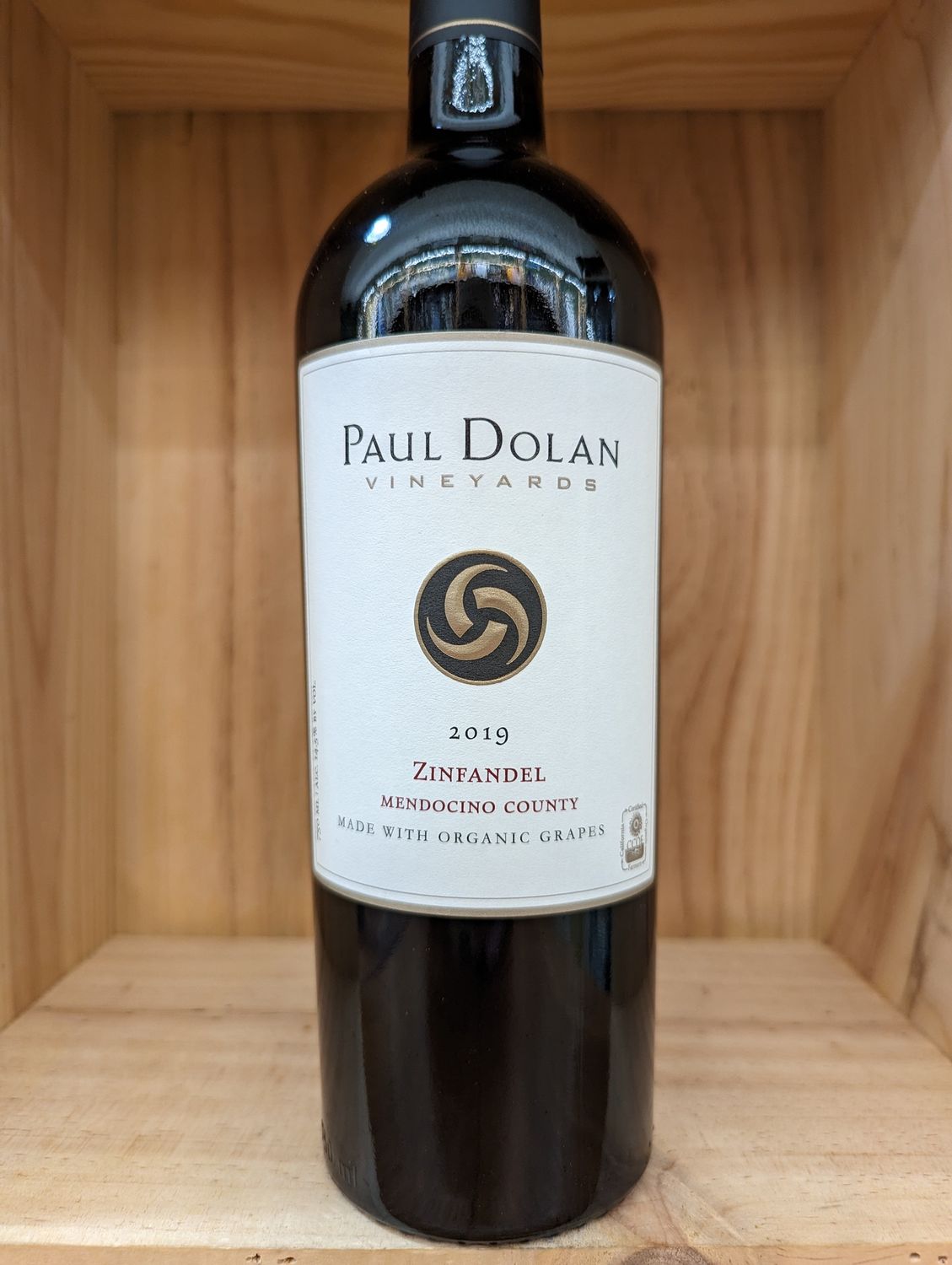 PAUL DOLAN ZINFANDEL 2019 ORGANIC WINE ENTHUSIAST 90 PTS  - 750ML
