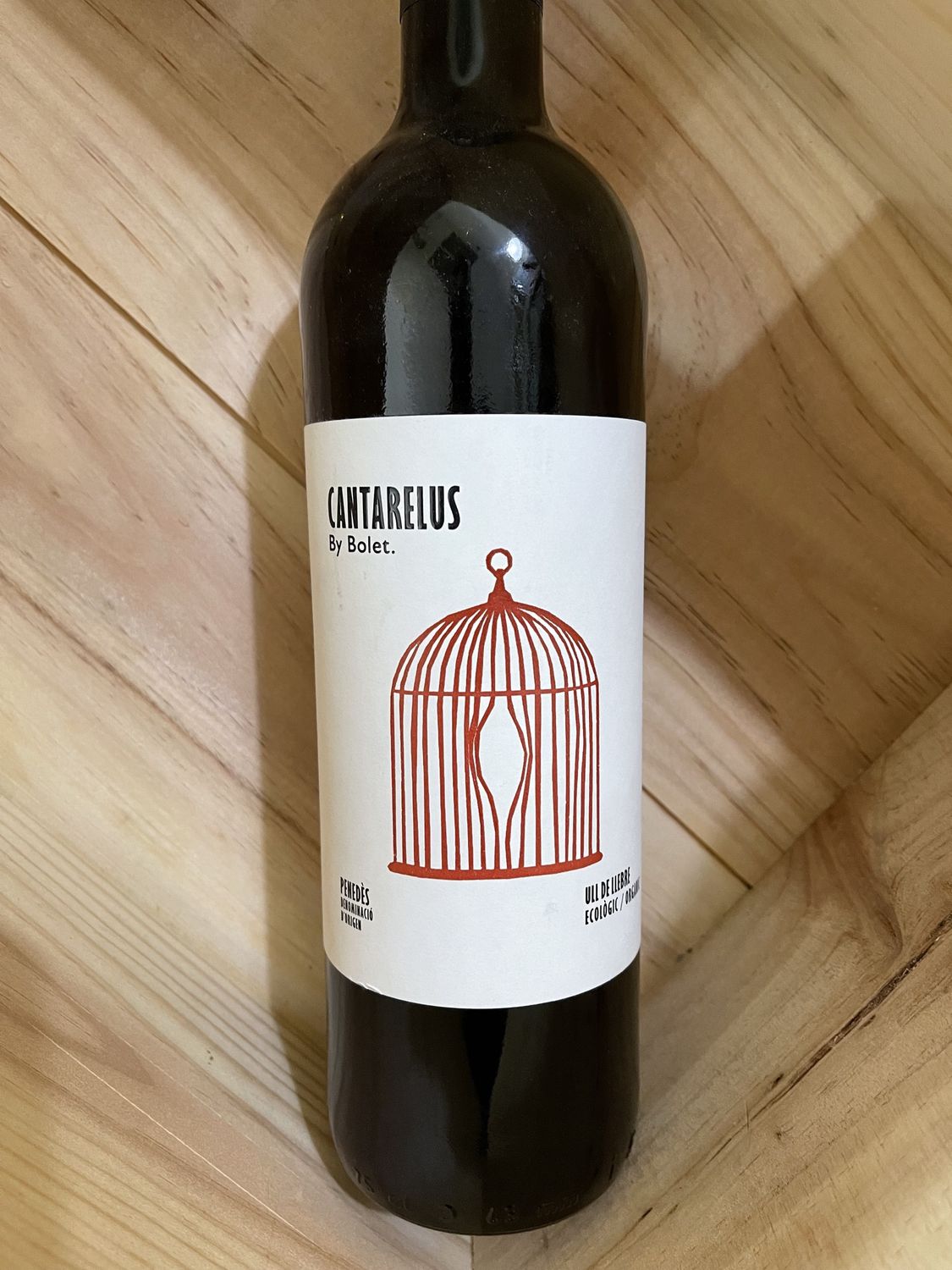 BOLET CANTARELUS ULL DE LLEBRE 2019 (ORGANIC) - 750ML