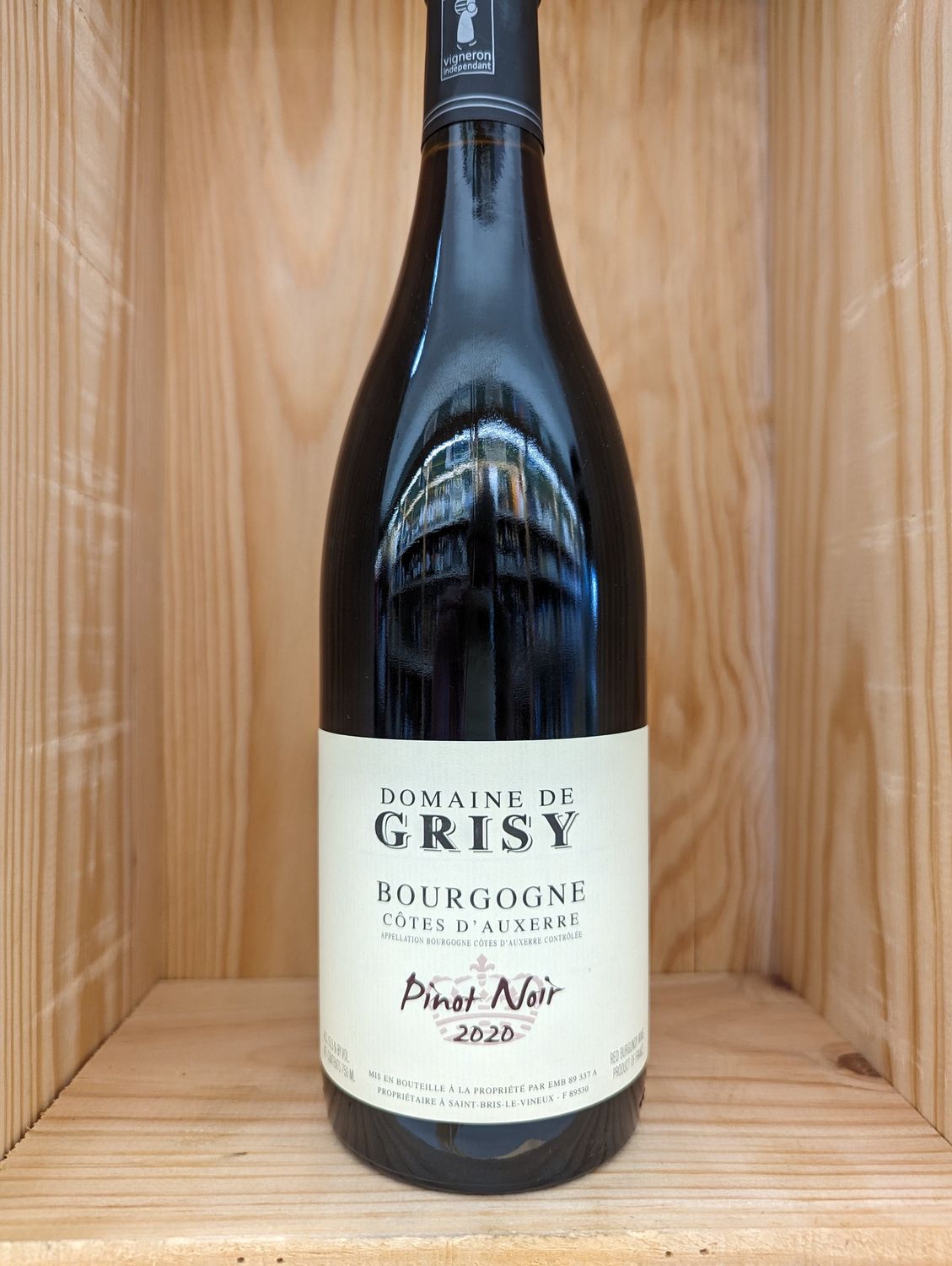 DOMAINE DE GRISY BOURGOGNE ROUGE 2020