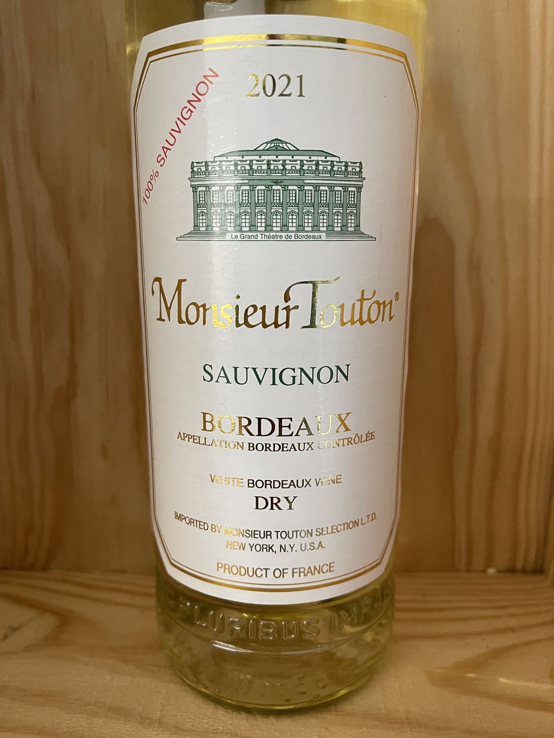 MONSIEUR TOUTON SAUV BLANC  - 750ML