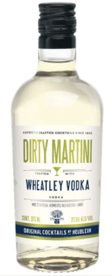 HEUBLEIN WHEATLEY PREMADE DIRTY MARTINI 375ML