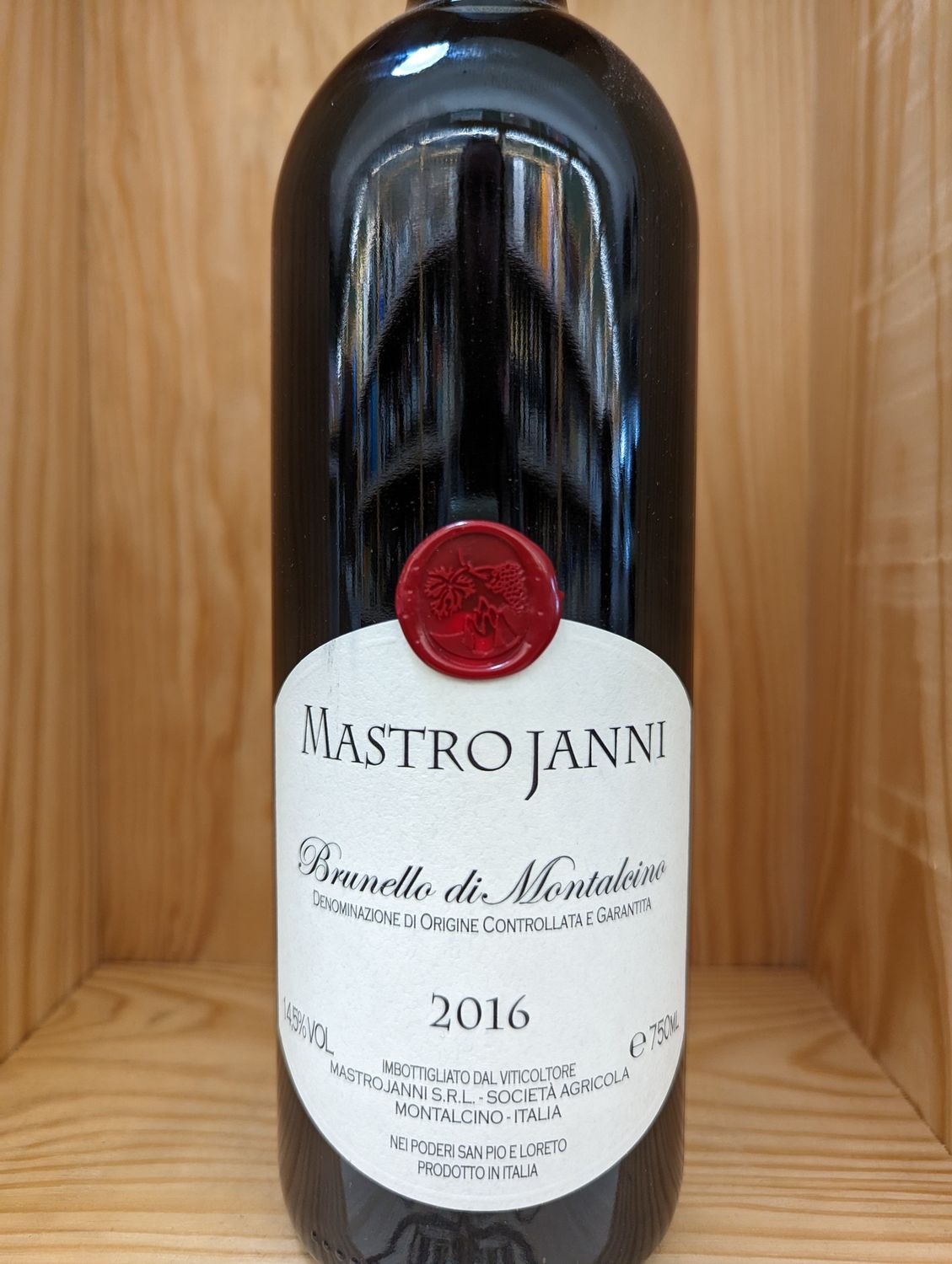 MASTRO JANNI BRUNELLO DI MONTALCINO 2015 JAMES SUCKLING 97 - 750ML