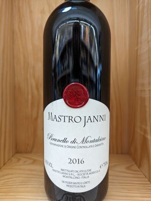 MASTRO JANNI BRUNELLO DI MONTALCINO 2015 JAMES SUCKLING 97 - 750ML