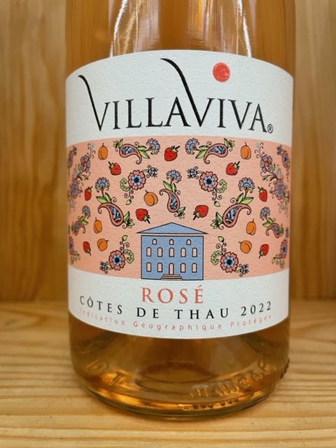 VILLAVIVA ROSE COTES DE THAU 2022 JAMES SUCKLING 90