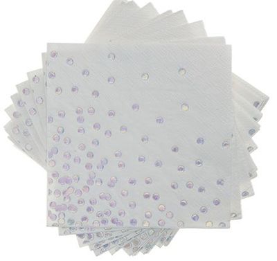 GLEAMING COCKTAIL NAPKINS