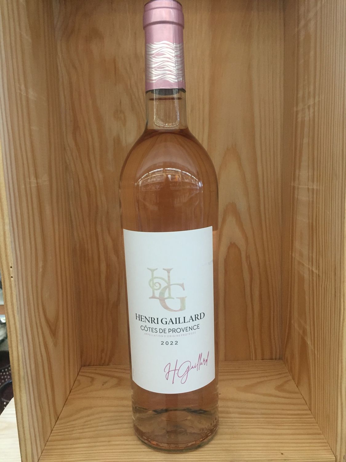 HENRI GAILLARD COTES DE PROVENCE ROSE 2022