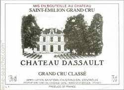 CHATEAU DASSAULT SAINT EMILION 2020 WINE ENTHUSIAST 92 CELLAR SELECTION