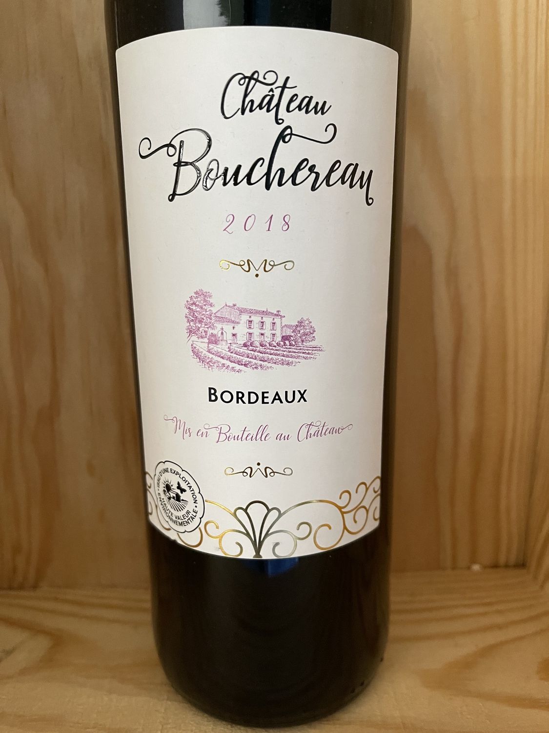 CHATEAU BOUCHEREAU ROUGE 2018 - 750ML