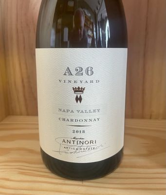 ANTINORI ANTICA  A 26 VINEYARD CHARDONNAY 2018 JAMES SUCKLING 94