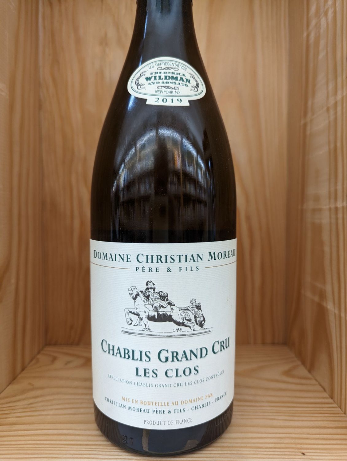 CHRISTIAN MOREAU CHABLIS GRAND CRU LES CLOS 2019 BURGHOUND 95