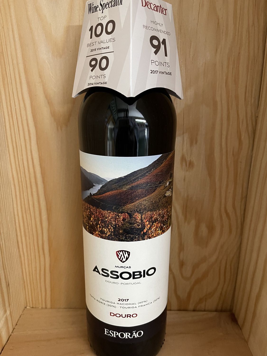 ASSOBIO ESPORAO DOURO 2017  Decanter 91 points  - 750ML