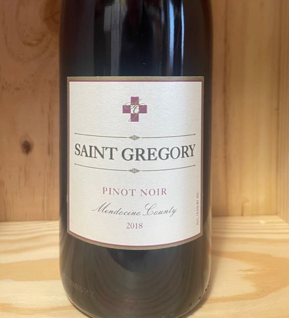 DOMAINE SAINT GREGORY MENDOCINO COUNTY PINOT NOIR 2018 - 750ML