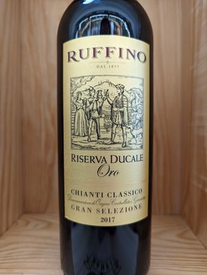 RUFFINO CHIANTI RISERVA DUCALE ORO 2017 WINE ENTHUSIAST 92