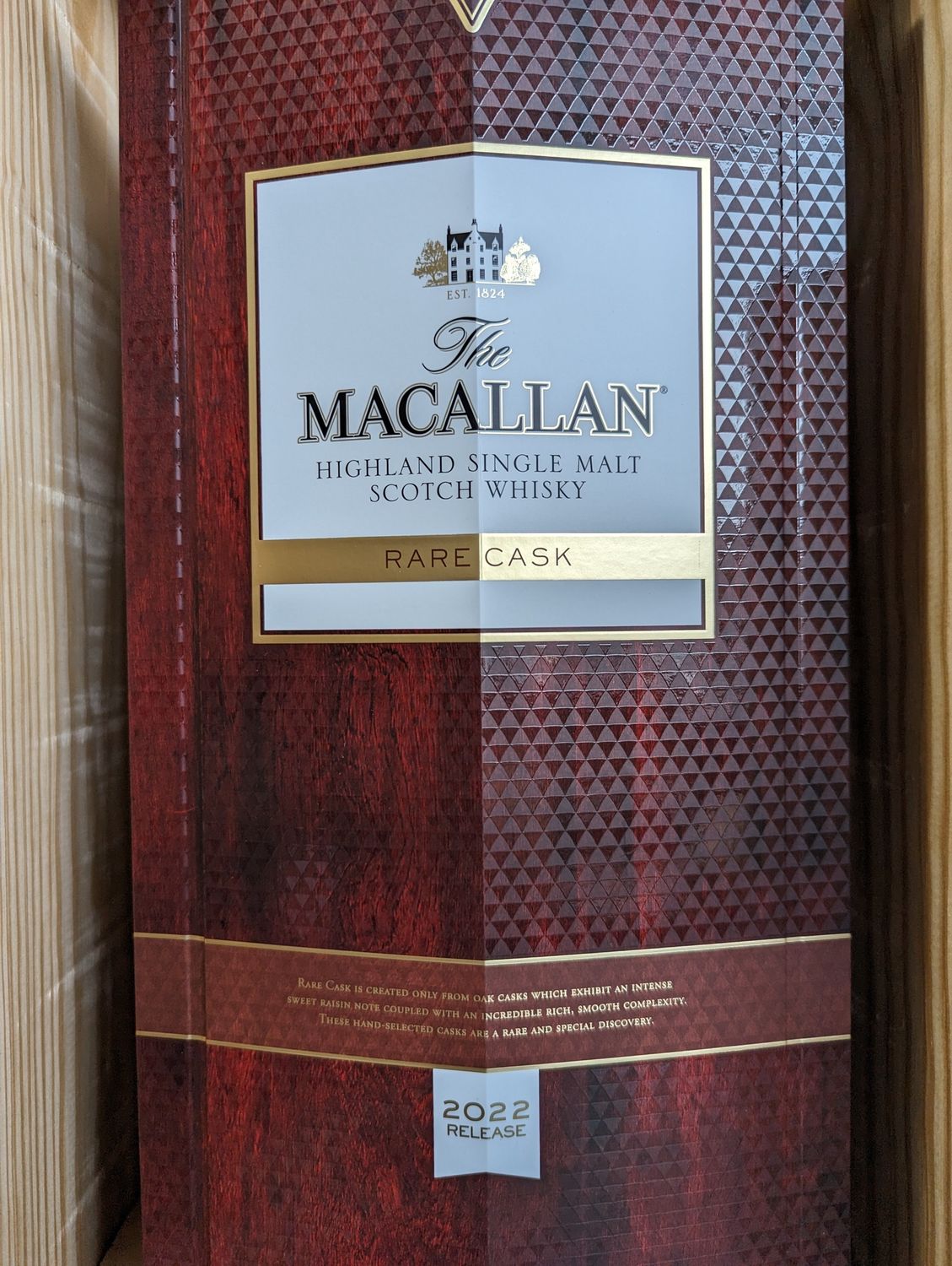 MACALLAN RARE  CASK RELEASE 2022 HIGHLAND SINGLE MALT- 750ML