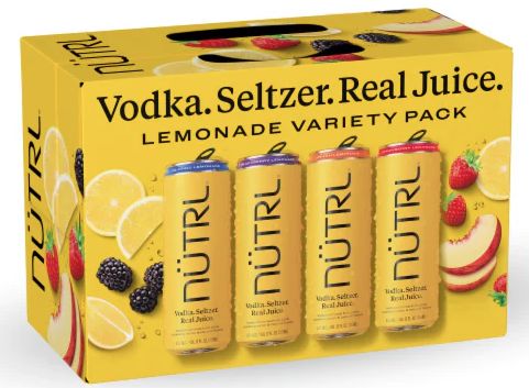 NUTRL VODKA LEMONADE VARIETY 8PK CANS