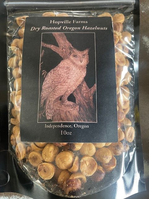 HOPVILLE FARMS DRY ROASTED ORGANIC HAZELNUTS