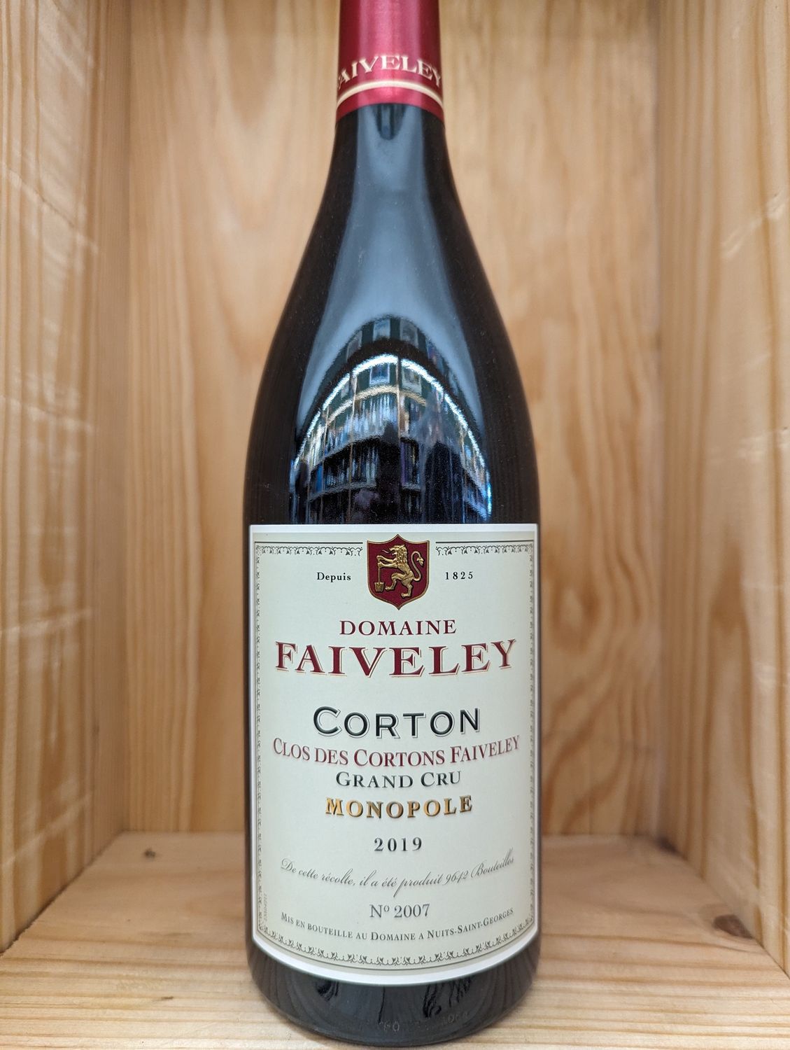 DOMAINE FAIVELEY CLOS DES CORTONS FAIVELEY GRAND CRU 2019 WINE SPECTATOR 95