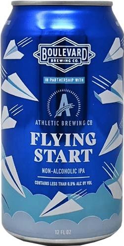 BOULEVARD/ATHLETIC FLYING START IPA (NON-ALCOHOLIC) 6PK CANS - 6 PK