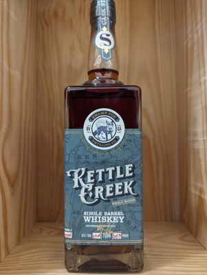 SWAMP FOX DISTILLING KETTLE CREEK SINGLE BARREL WHISKEY  - 750ML