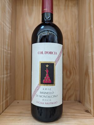COL D&#39;ORCIA BRUNELLO DI MONTALCINO VIGNA NASTAGIO 2015 JAMES SUCKLING 97